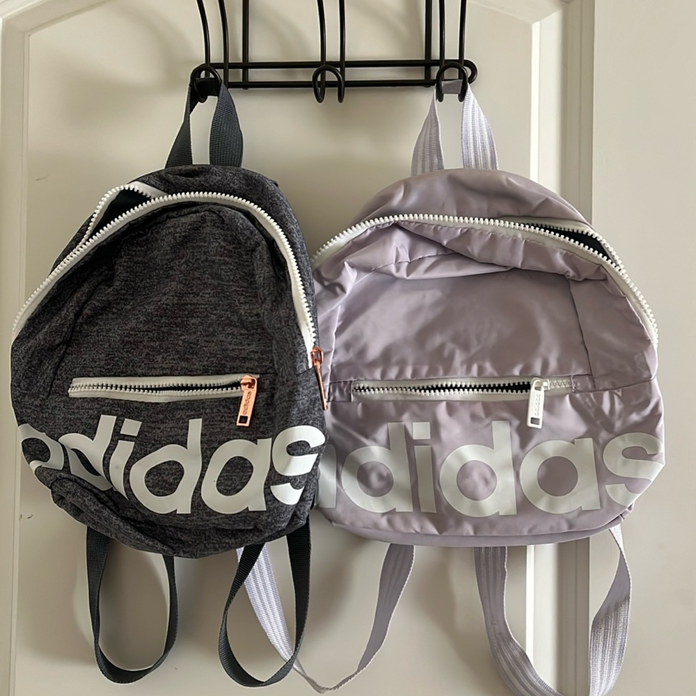 2 adidas mini backpacks